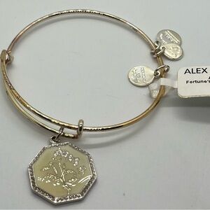 Alex and Ani Bracelet Birth Month Flower Sweet Pea